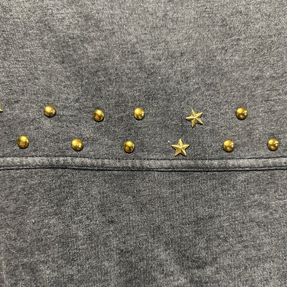 NWT Vintage Havana Gray Shacket Style Embellished Top - Picture 9 of 16